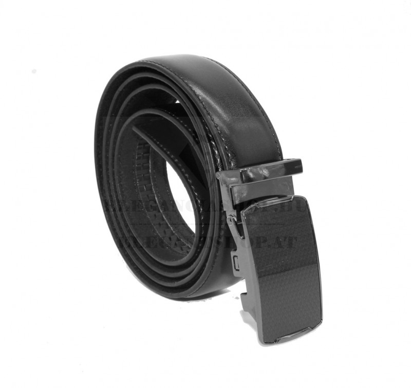 Tycoon férfi bőr öv - Fekete