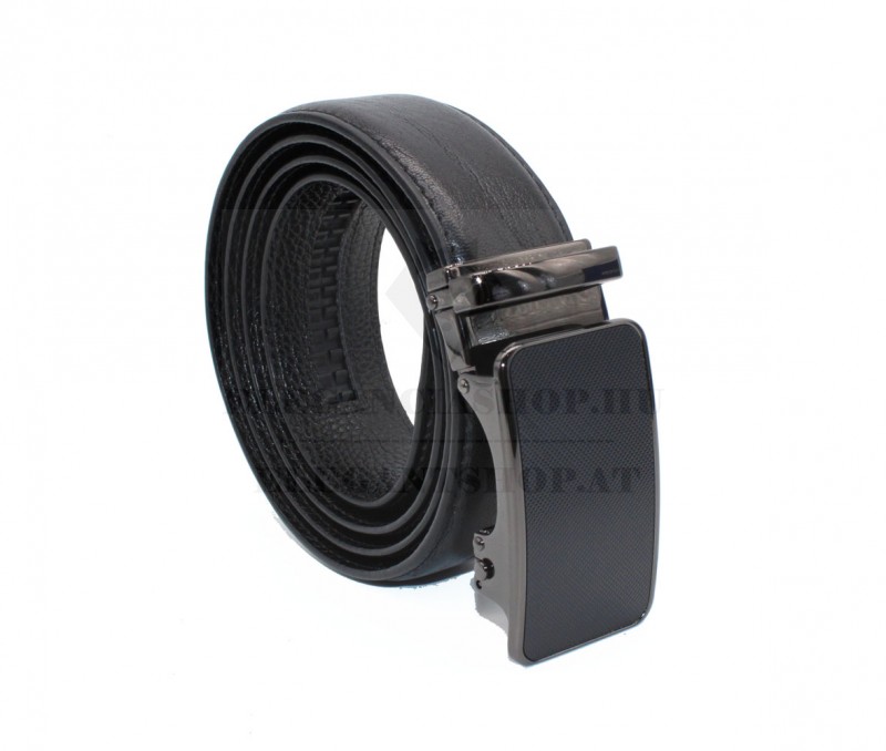 Tycoon férfi bőr öv - Fekete