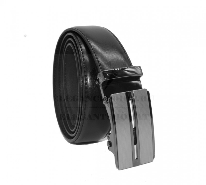 Tycoon férfi bőr öv - Fekete