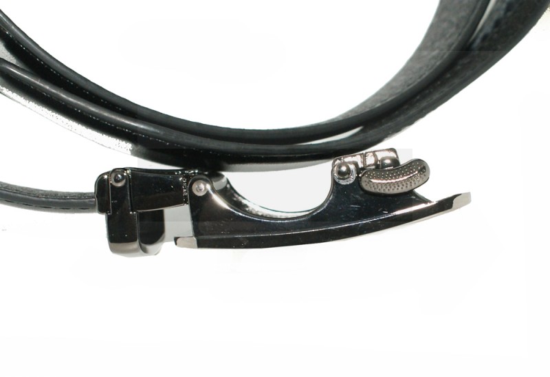 Tycoon férfi bőr öv - Fekete