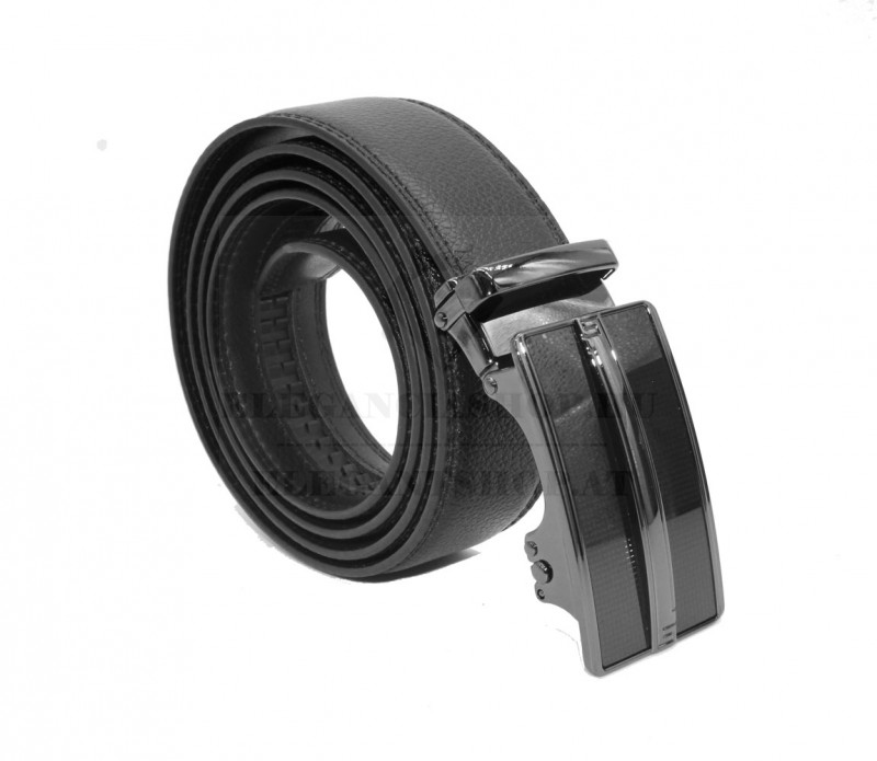 Tycoon férfi bőr öv - Fekete