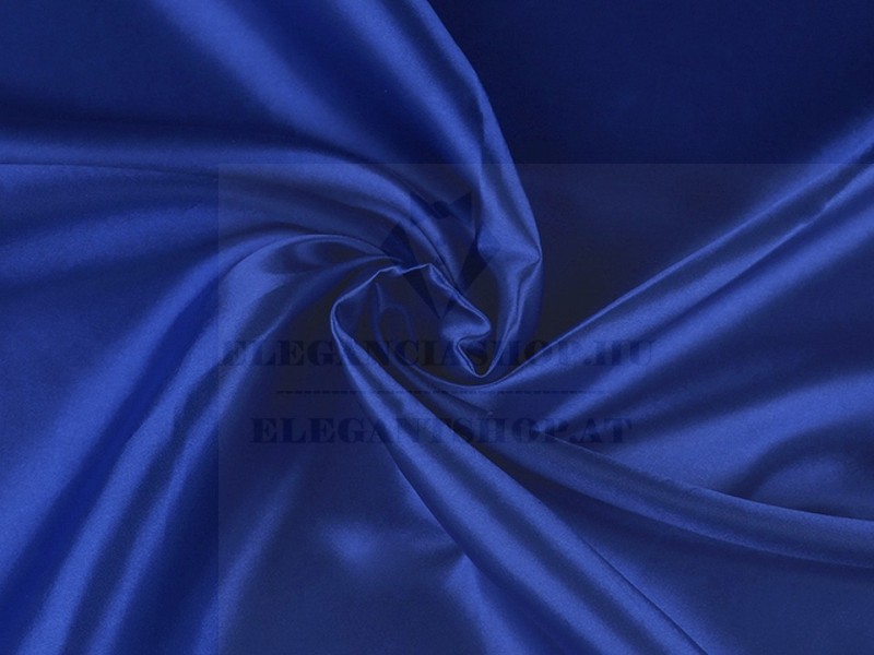 Gumis szatén gyereknyakkendő - Királykék