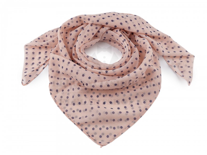 Pöttyös kendő - 85x90 cm