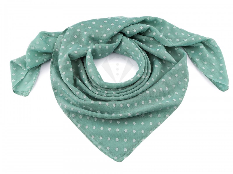 Pöttyös kendő - 85x90 cm