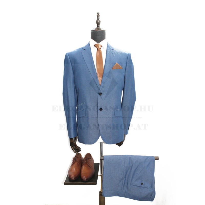 Parker slim fitt öltöny - Világoskék