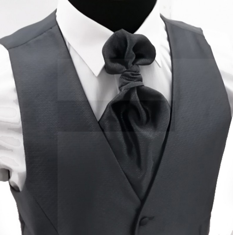 3 részes alkalmi mellényszett - Sötétszürke