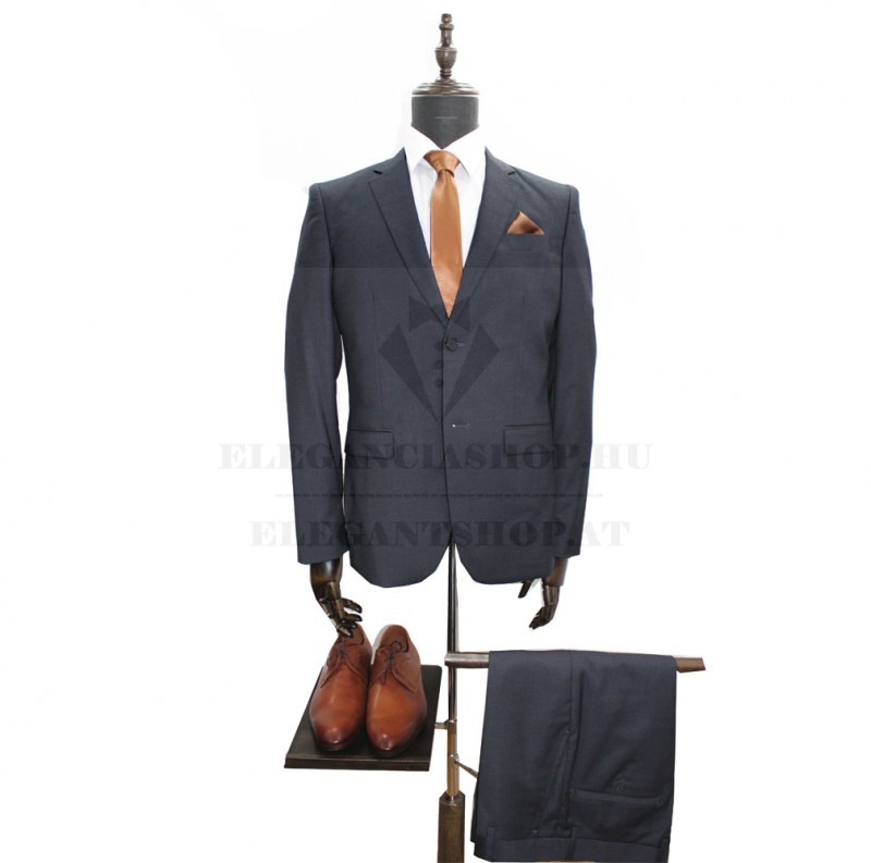 Parker slim fitt öltöny - Grafitszürke