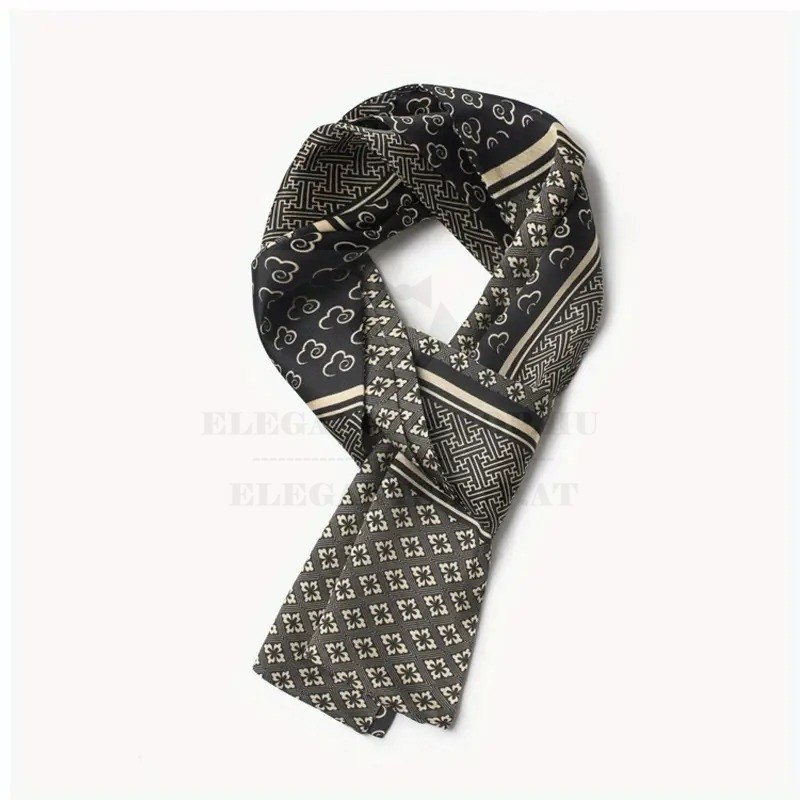 Férfi exklúzív sál - Arany-fekete