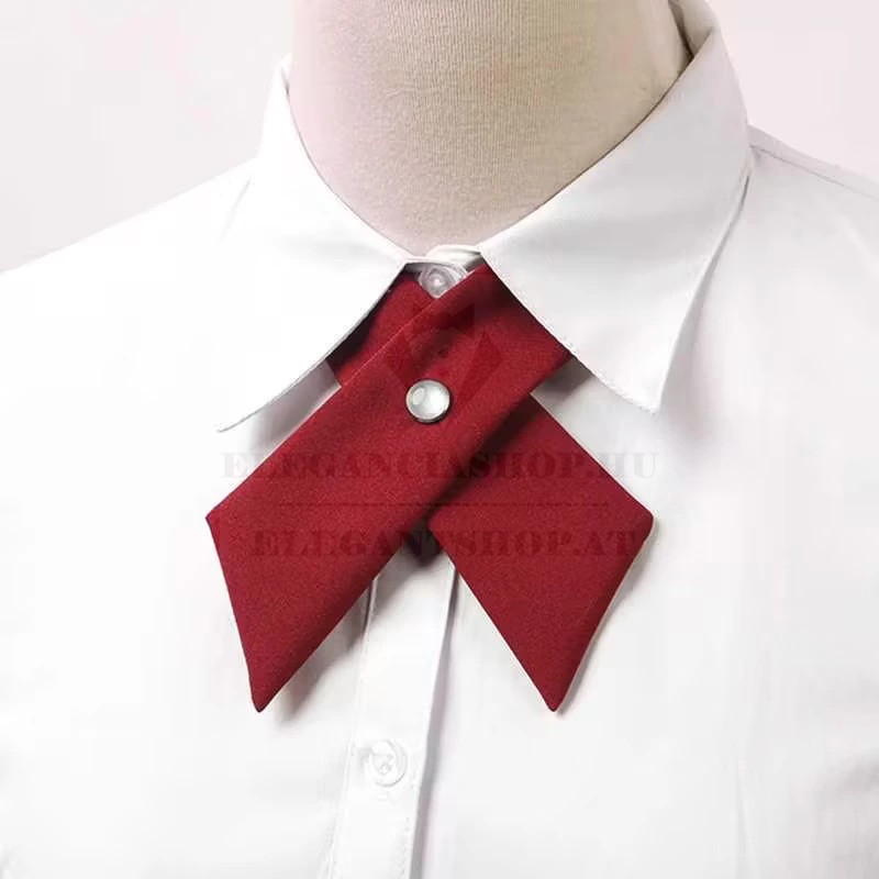 Női keresztnyakkendő - Bordó