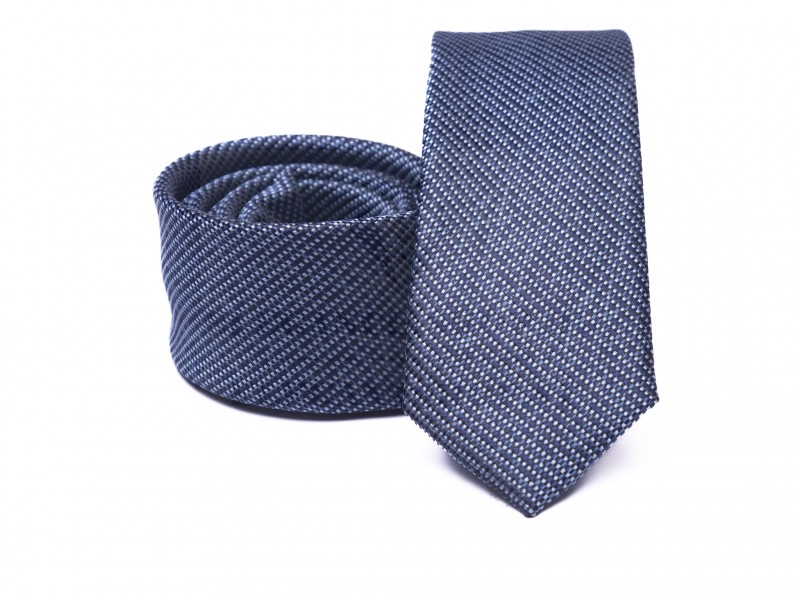 Prémium slim nyakkendő - Kék