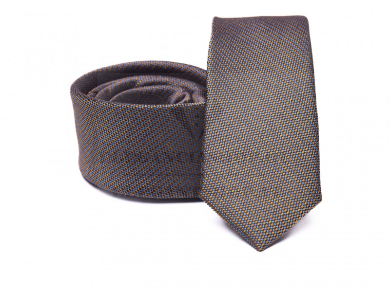Prémium slim nyakkendő - Barna