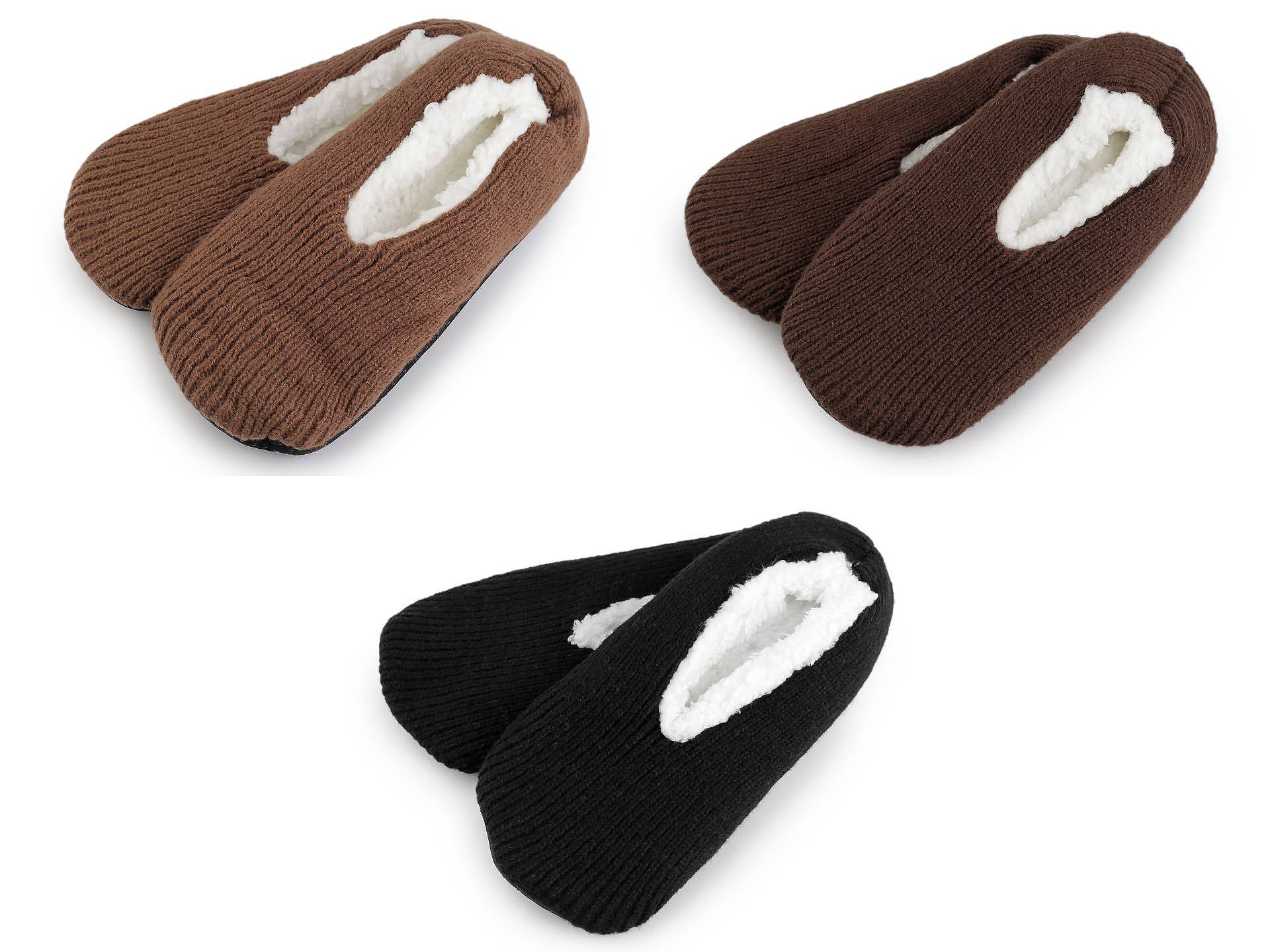 Meleg téli otthoni férfi papucs csúszásgátlóval