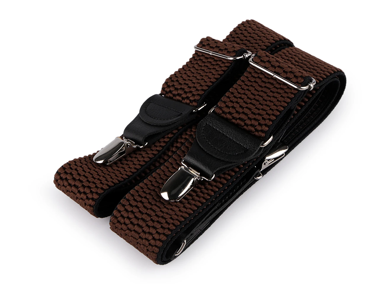 Nadrágtartó eko bőr - Sötétbarna