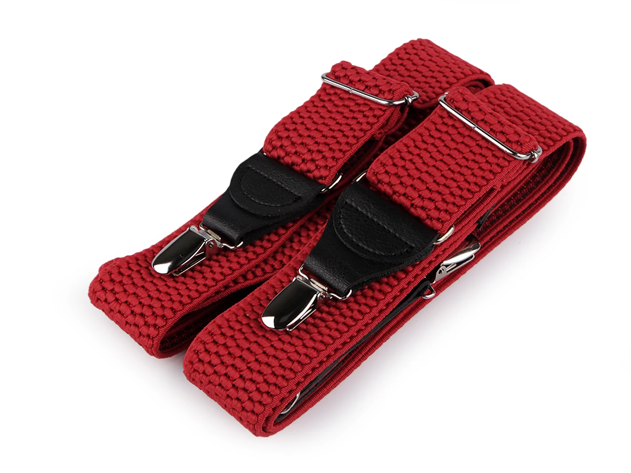 Nadrágtartó eko bőr - Piros