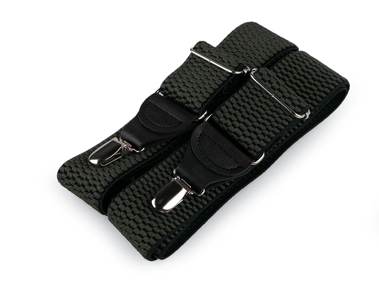 Nadrágtartó eko bőr - Sötétzöld