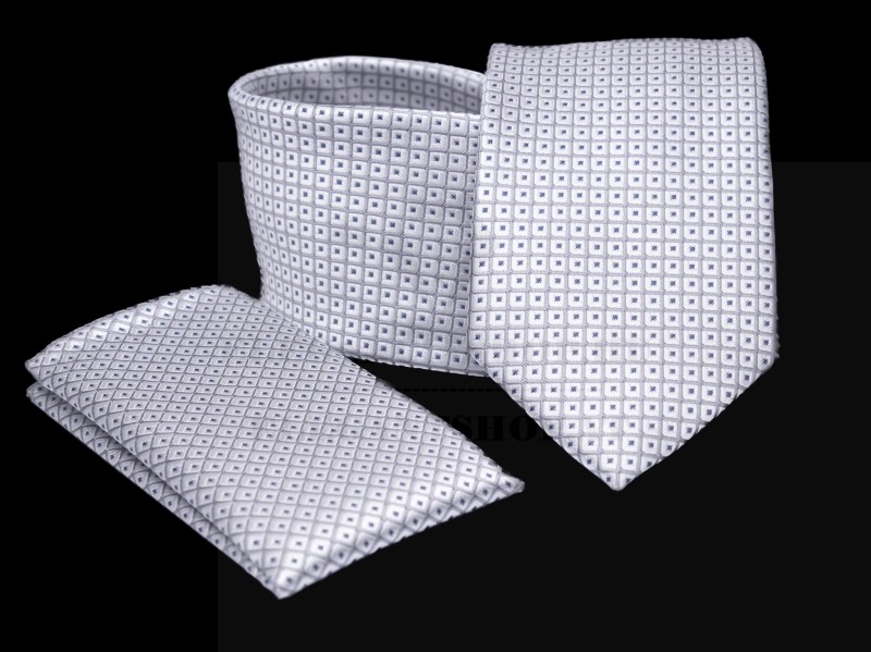 Prémium nyakkendő szett - Ezüst