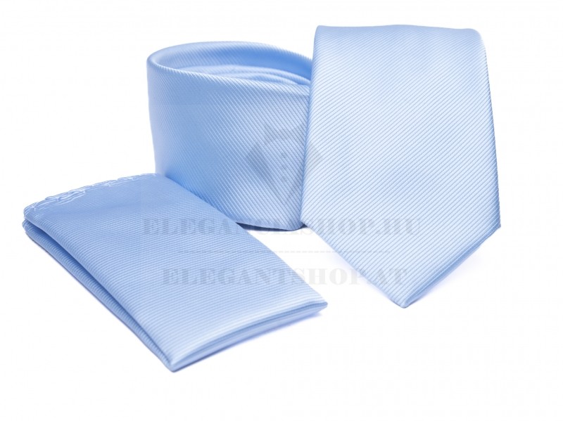 Prémium nyakkendő szett - Világoskék