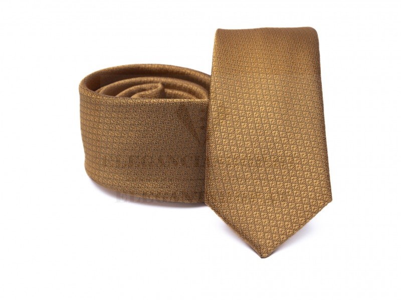 Prémium slim nyakkendő - Óarany