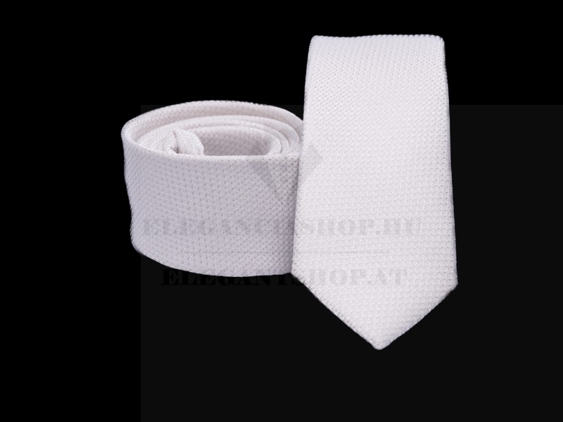 Prémium slim nyakkendő - Fehér