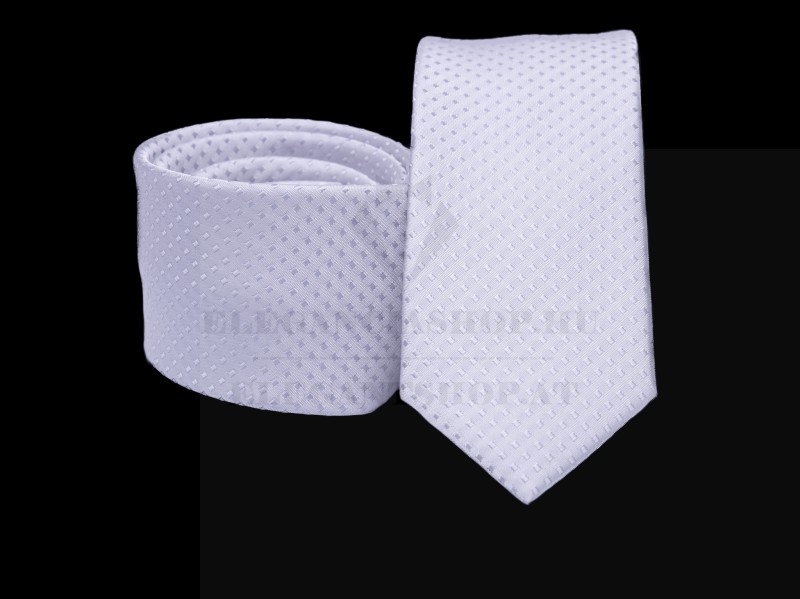 Prémium slim nyakkendő - Fehér