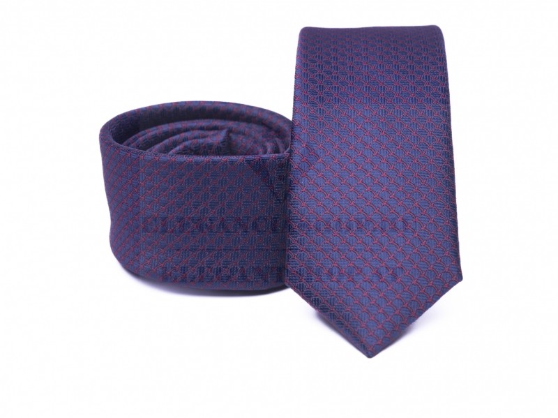 Prémium slim nyakkendő - Sötétlila