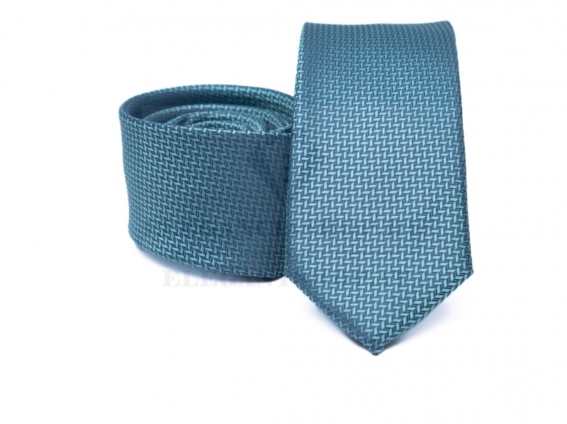 Prémium slim nyakkendő - Türkíz