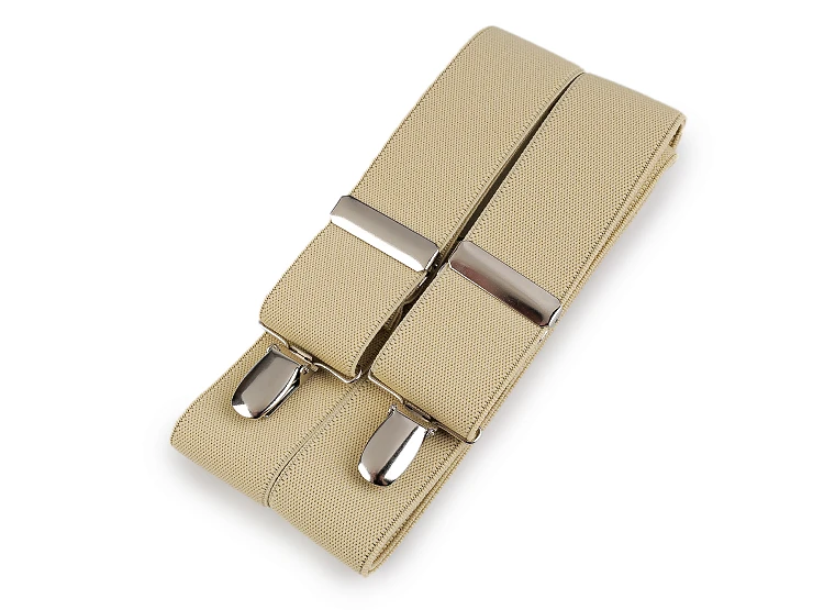 Férfi nadrágtartó - Bézs