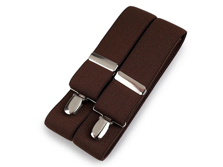 Férfi nadrágtartó - Sötétbarna