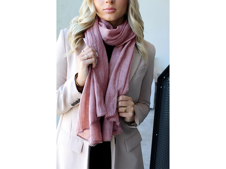 Női pamut sál - 70x160 cm