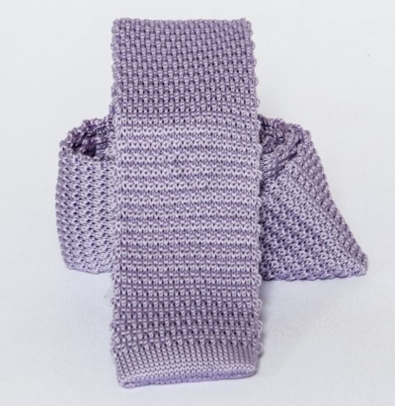 Prémium slim kötött nyakkendő - Lila