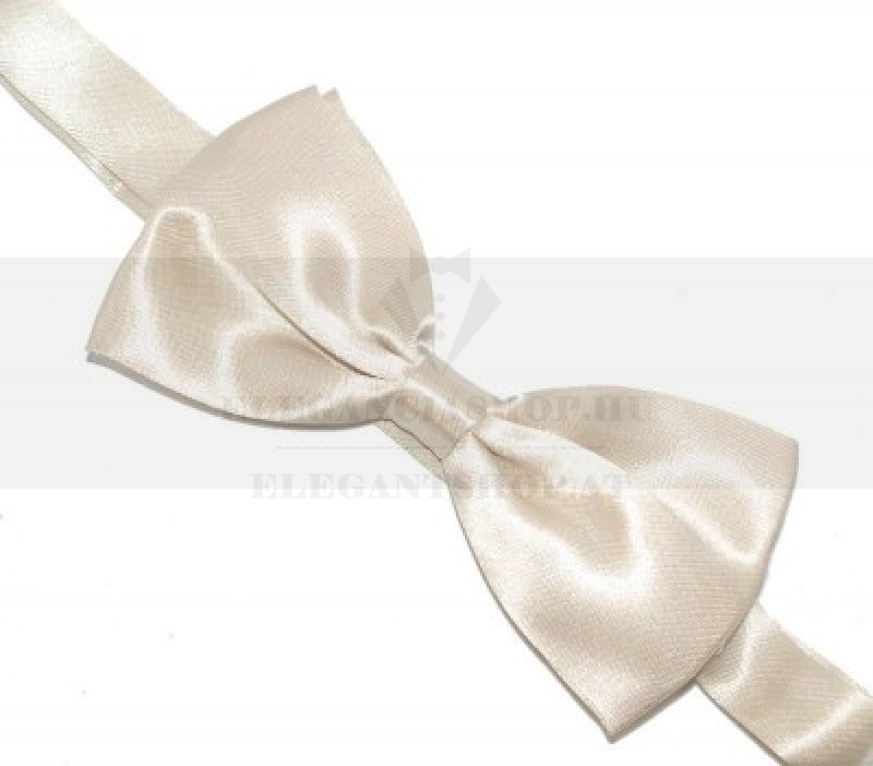 Zsorzsett szatén csokornyakkendő - Ecru