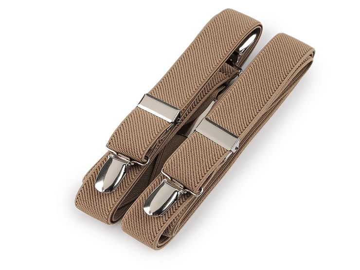 Férfi nadrágtartó - Világosdrapp