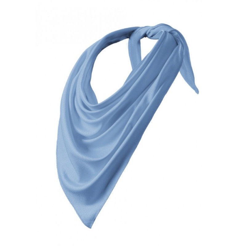 Szatén női kendő - Világoskék