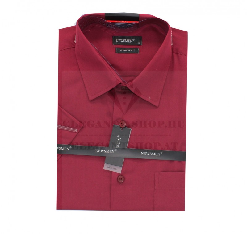 Newsmen r.u normál fit ing - Bordó