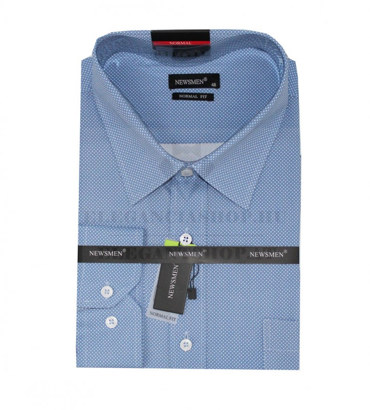 NM extra elasztikus extra h.u ing - Égszínkék aprópöttyös