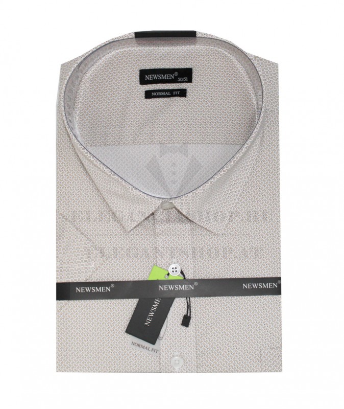 NM extra elasztikus extra r.u ing - Drapp aprómintás