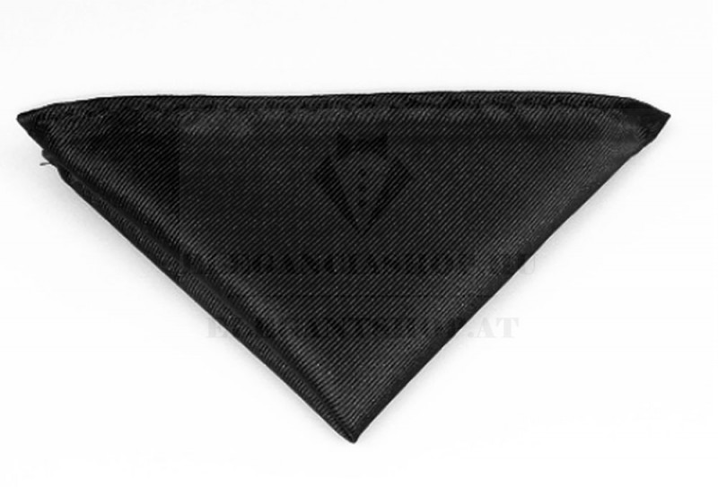 Goldenland díszzsebkendő - Fekete