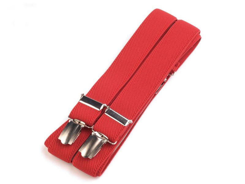 Férfi nadrágtartó - Piros