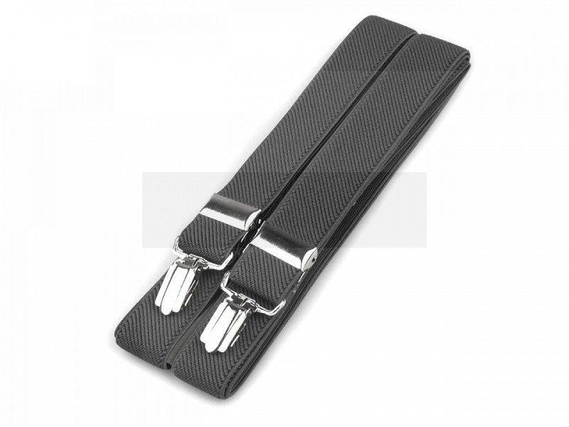 Férfi nadrágtartó - Sötétszürke