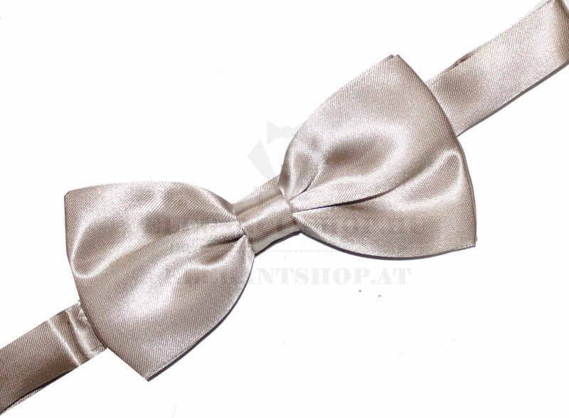 Zsorzsett szatén csokornyakkendő - Natur