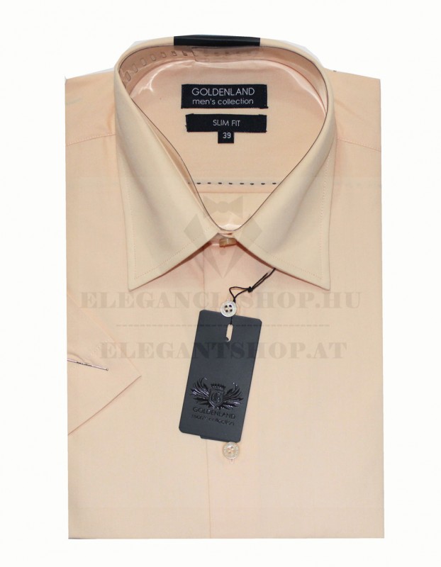 Goldenland rövidujjú slim ing - Barack