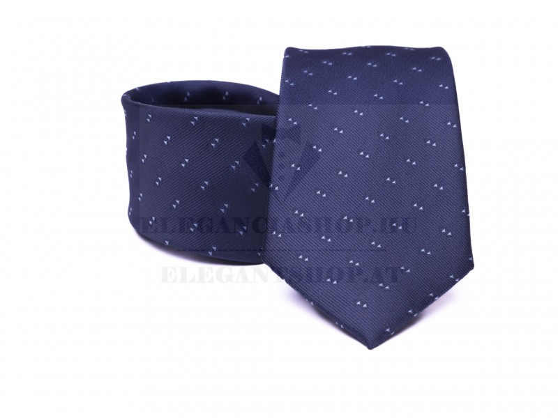 Prémium nyakkendő - Sötétkék mintás