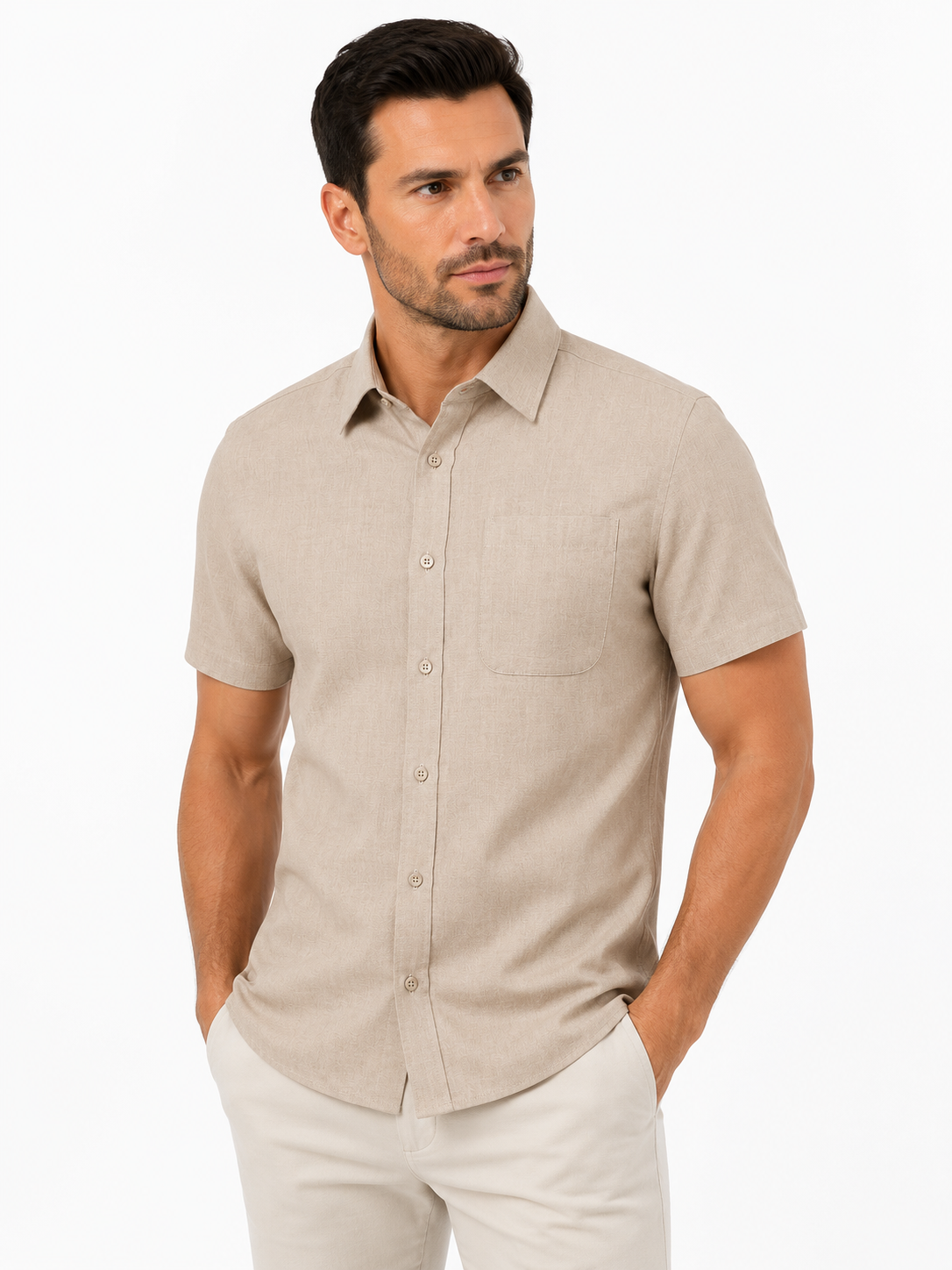 ACE férfi r.u comfort fitt ing - Natur