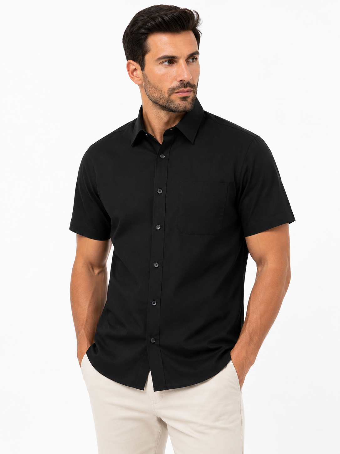 ACE férfi r.u comfort fitt ing - Fekete