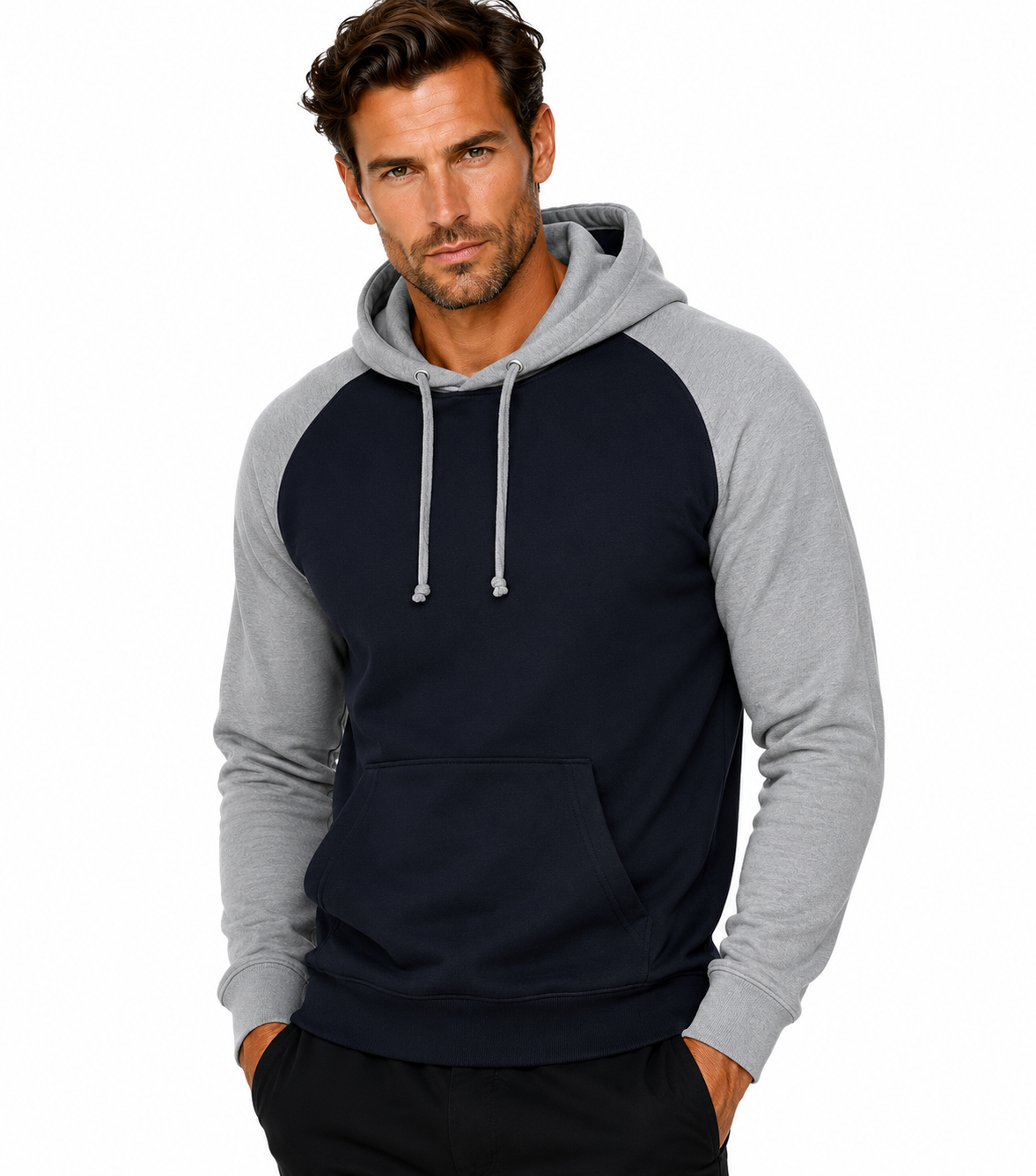 Kapucnis pamut pulóver