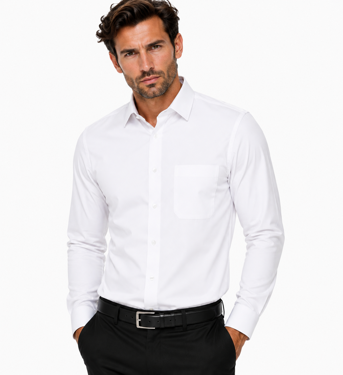 Férfi h.u comfort fitt ing - Fehér