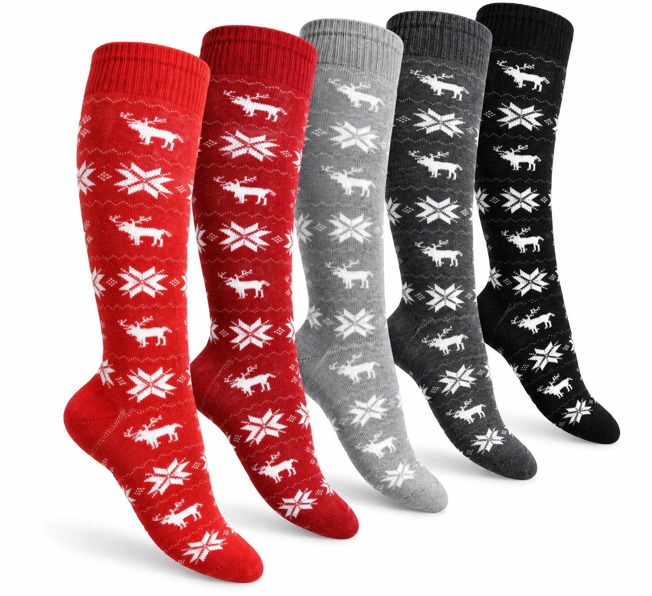 Karácsonyi hosszú téli női zokni
