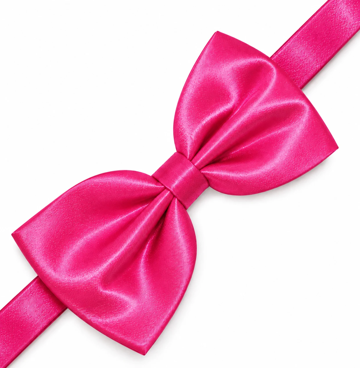 Zsorzsett szatén csokornyakkendő - Pink