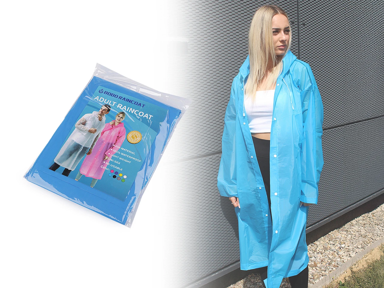 Felnőtt esőkabát unisex