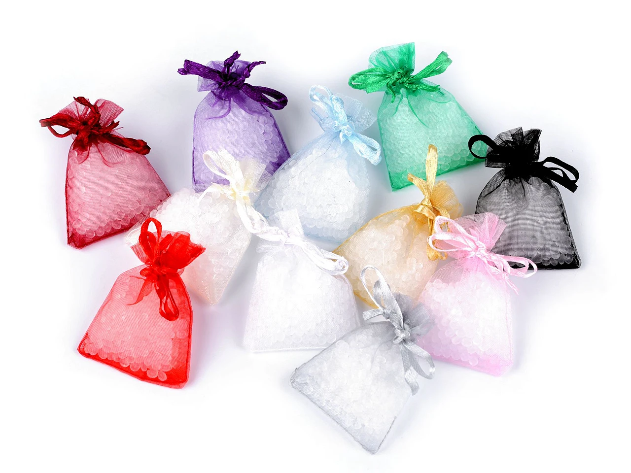 jándék zsákocska 13x18 cm organza - 10 db/csomag
